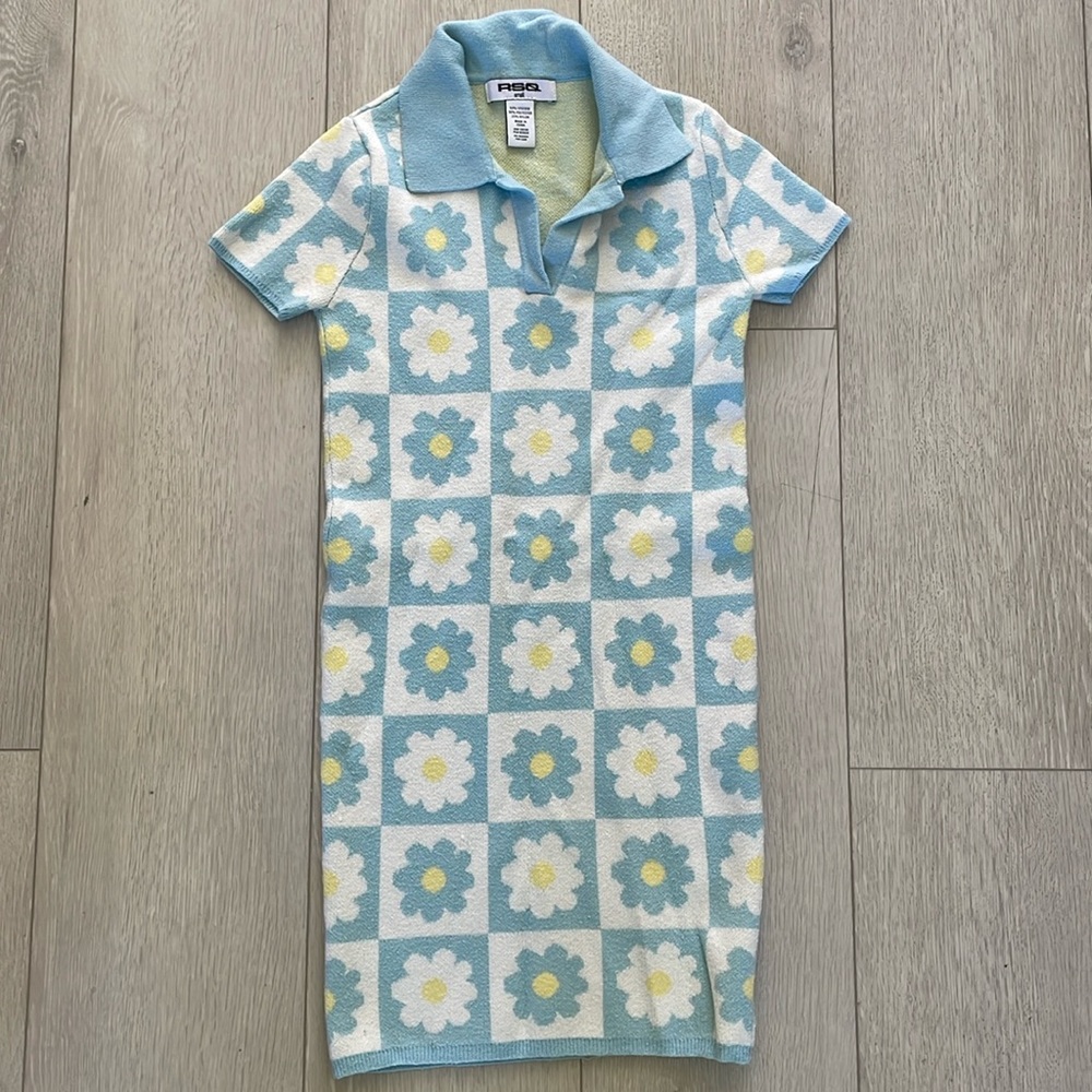 RSQ girls 70s style dress Sz small